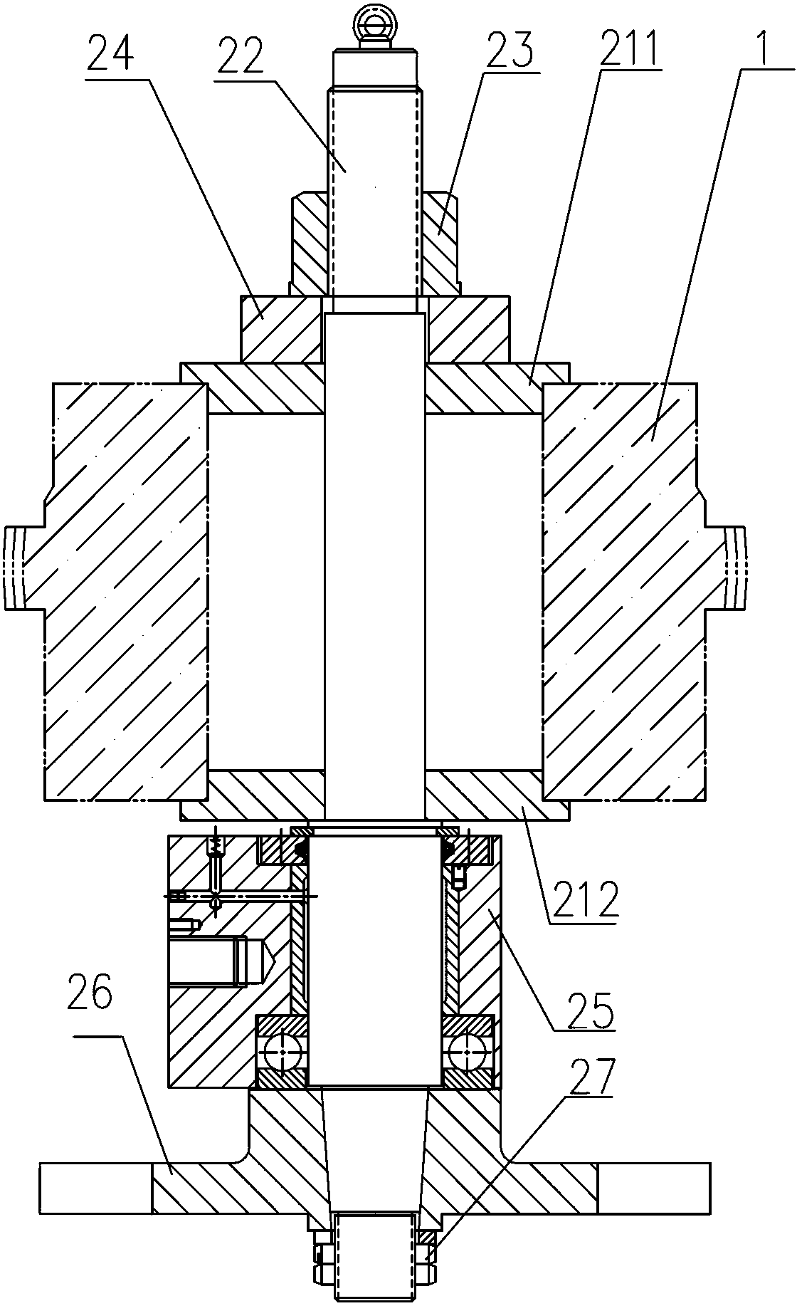 Device assisting ordinary gear hobbing machine in machining arc-shaped gear