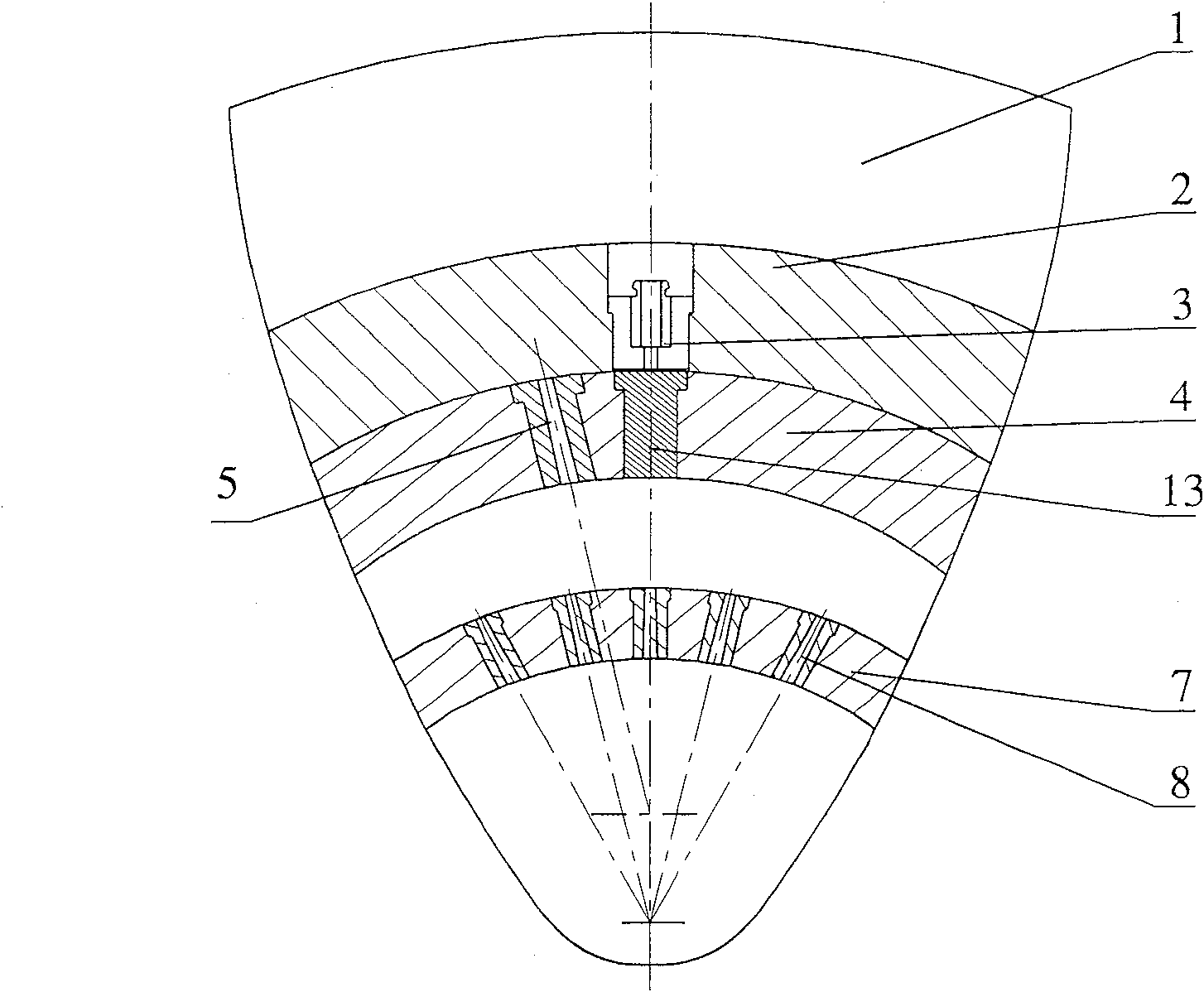 Radiation device for radiation therapy and radiation method therefor