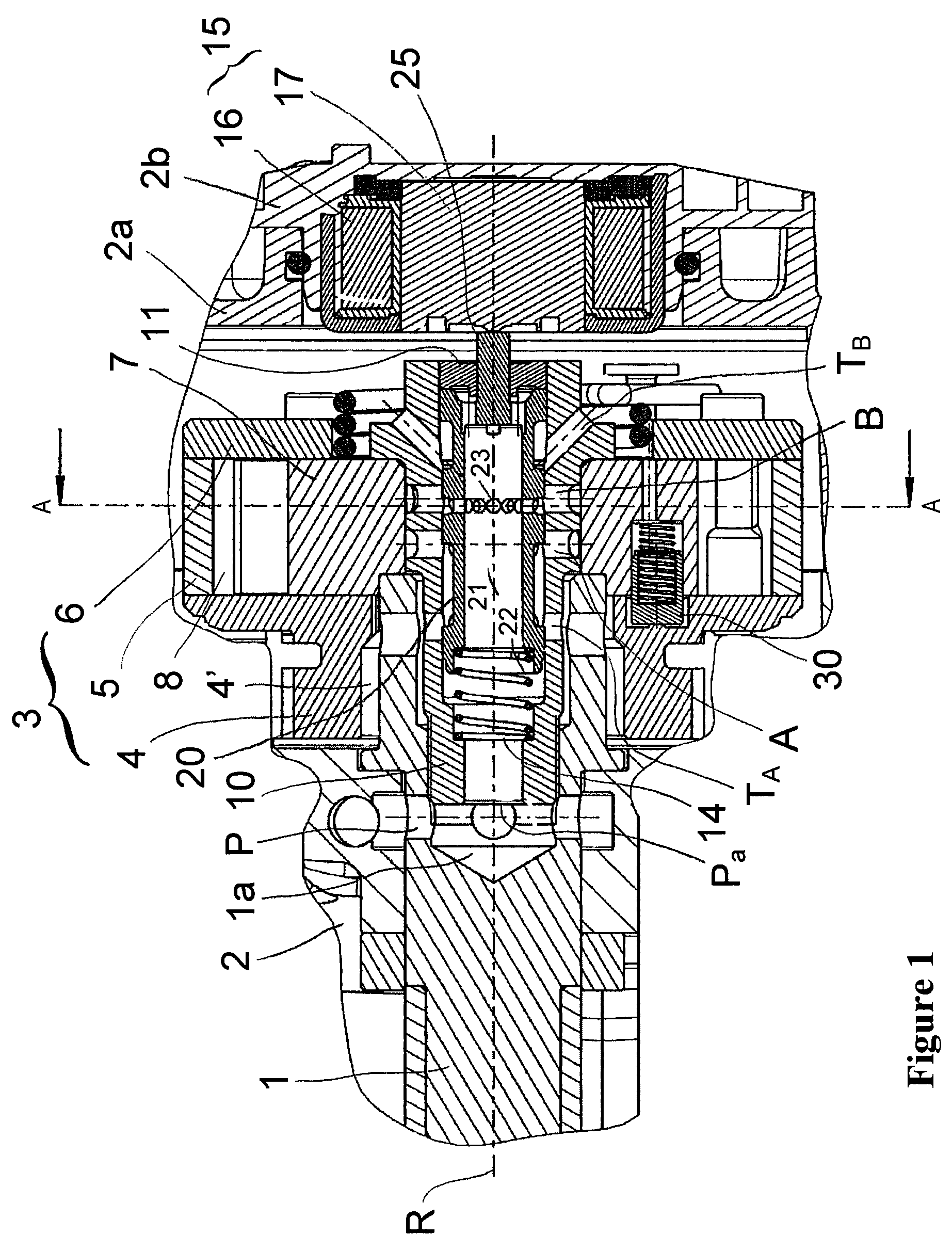 Cam shaft phase setter comprising a control valve for hydraulically adjusting the phase position of a cam shaft