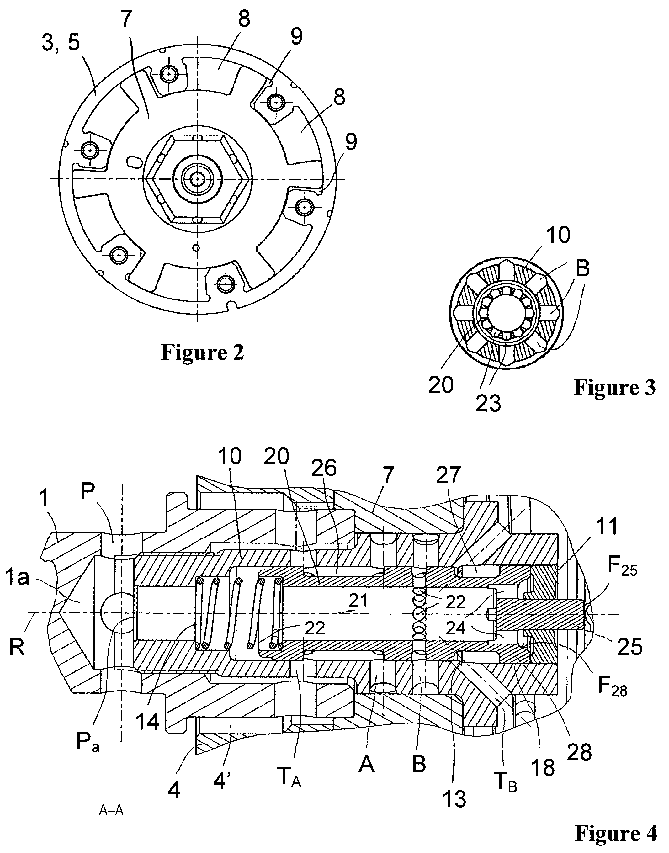 Cam shaft phase setter comprising a control valve for hydraulically adjusting the phase position of a cam shaft