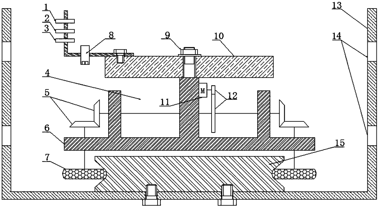 A self-charging rail-changing type parking position detecting mechanism