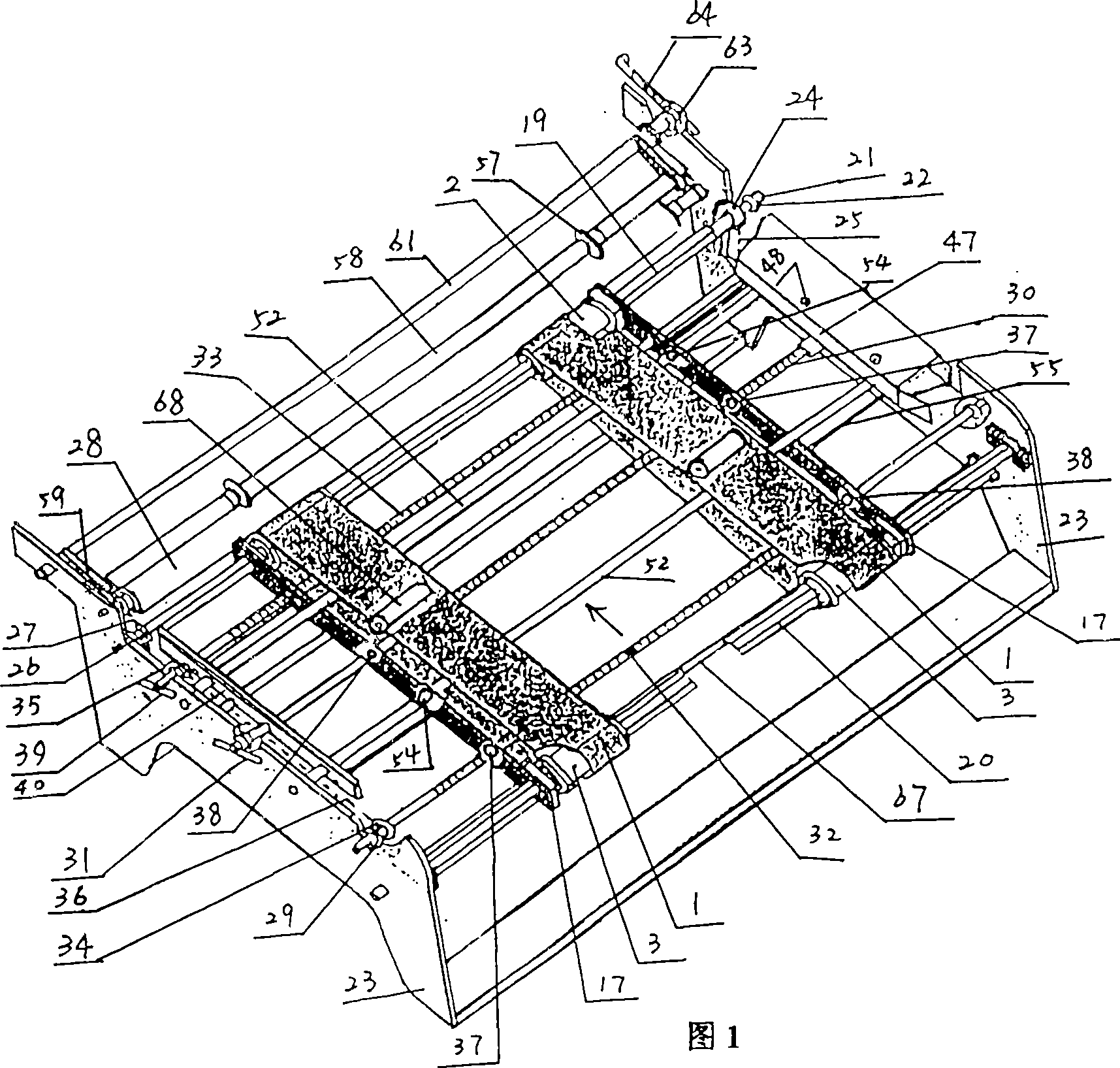 Secondary impression device of corrugated case