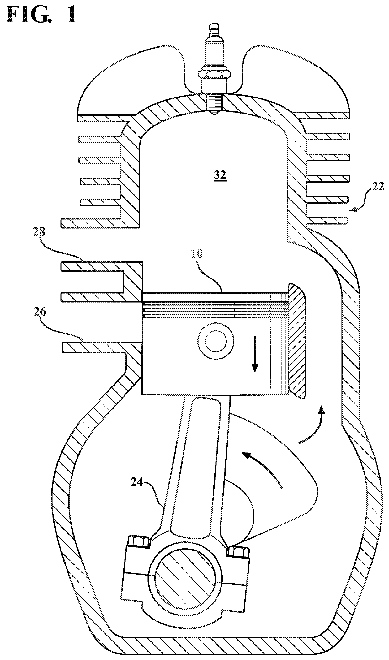 Steel piston having oxidation and erosion protection