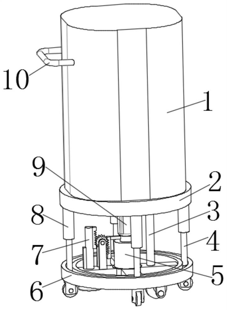 Nephrology department hemodialysis device convenient to move and use method thereof