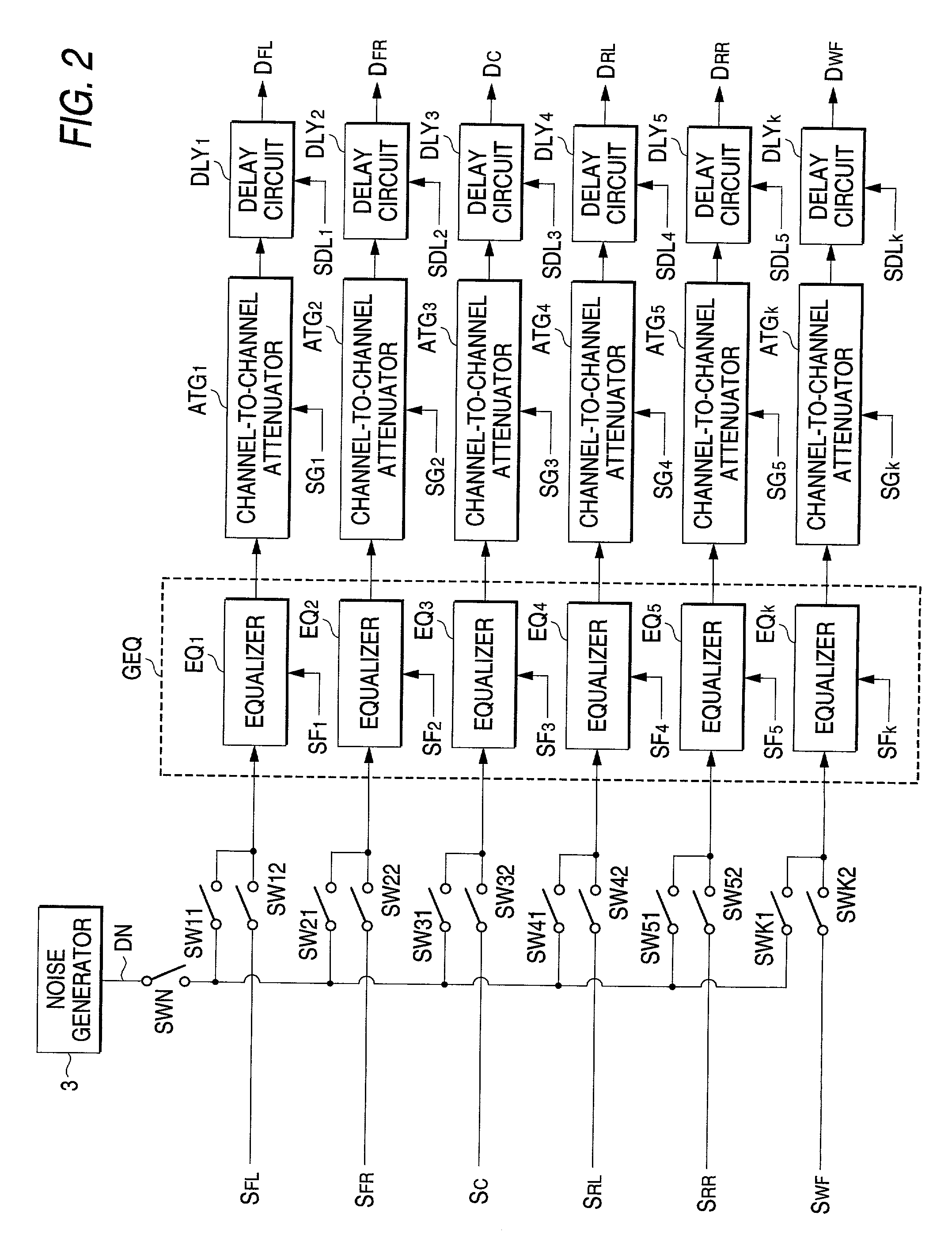 Automatic sound field correcting system and a sound field correcting method