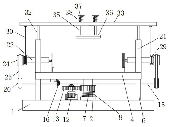 Luggage positioning device for luggage production