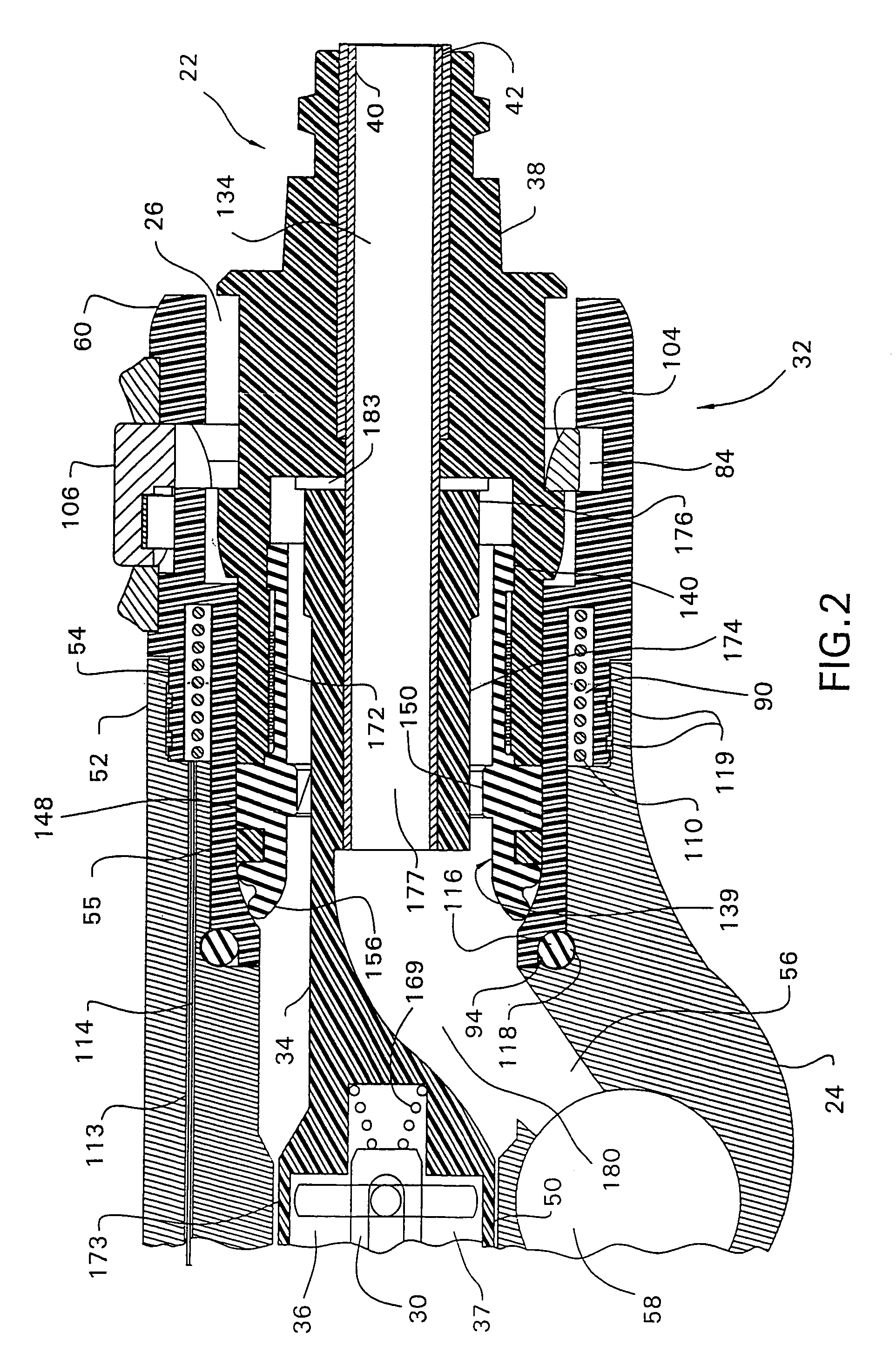 Surgical tool system with quick release coupling assembly