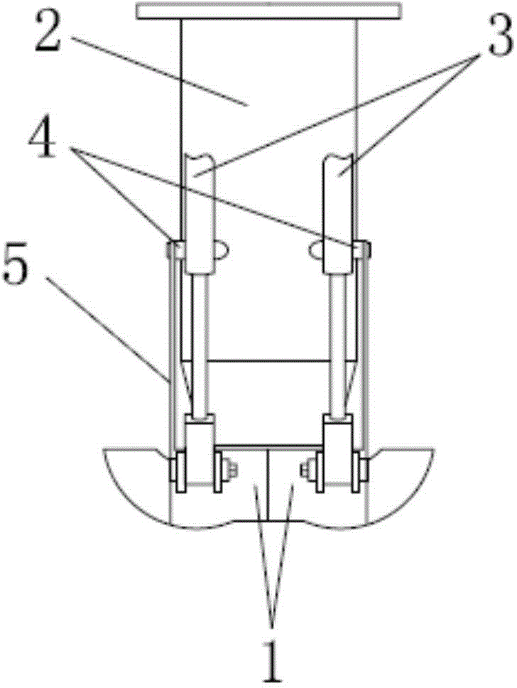 Backward steering device for propelling and direction control in water