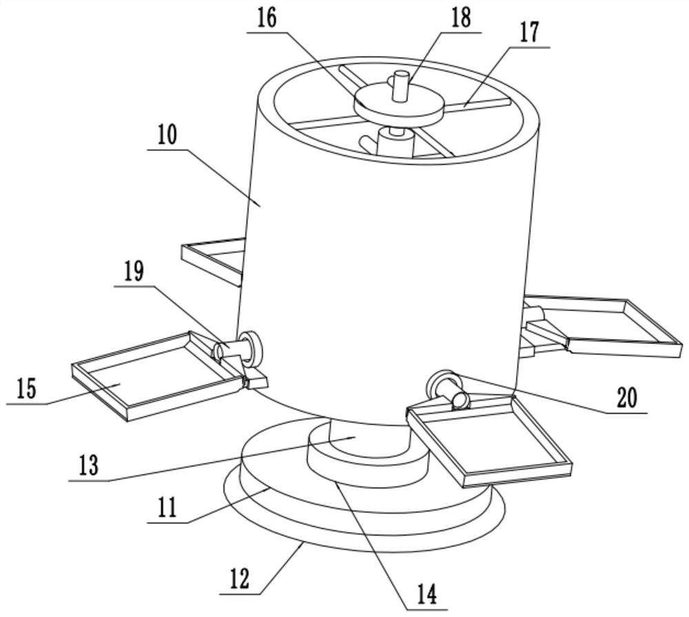 Automatic discharging type continuous feeding device for decoration wall building