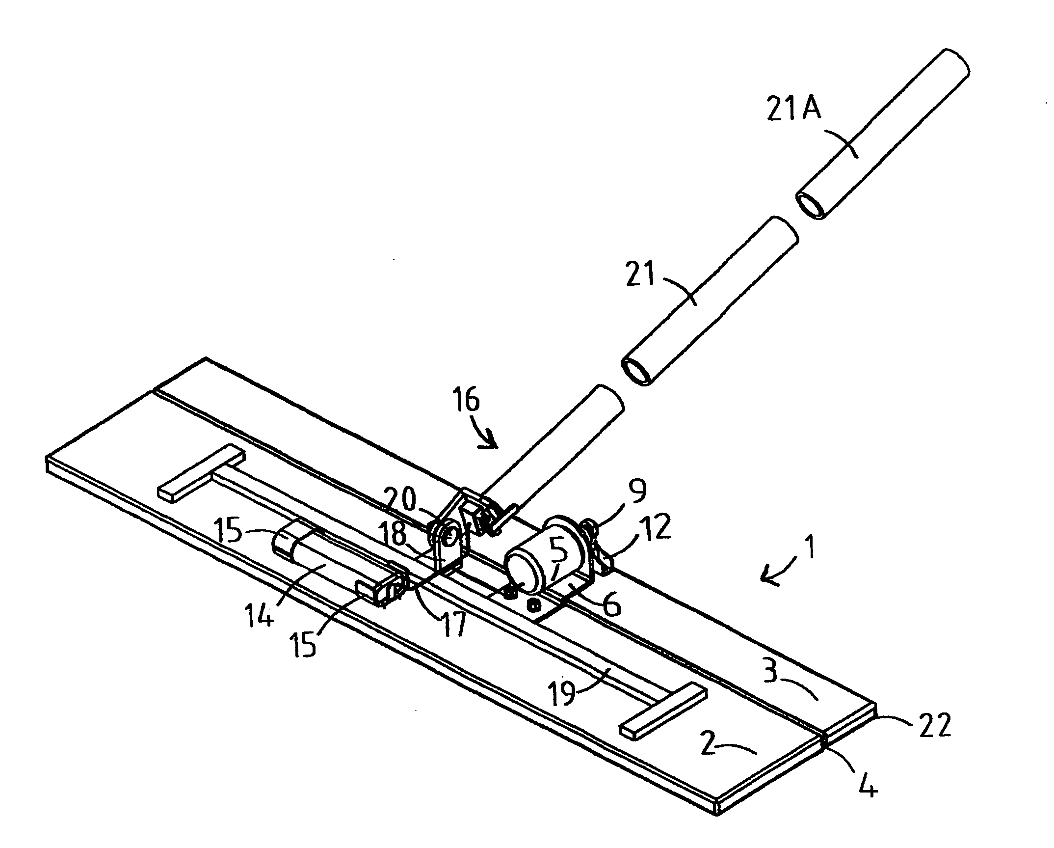 Vibrating tamping bull-float