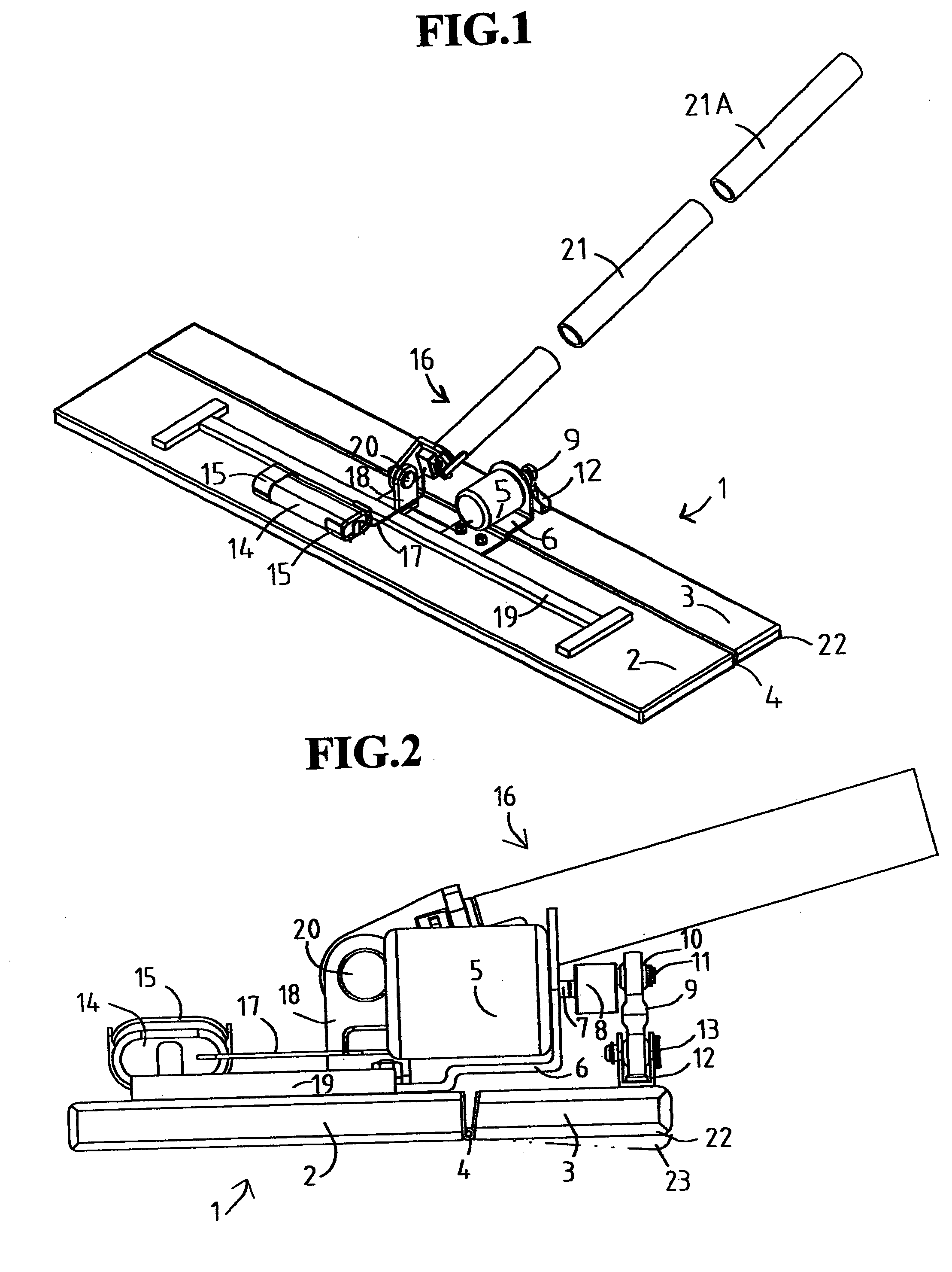 Vibrating tamping bull-float