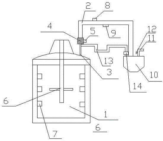 Novel energy-saving reaction kettle for automatically producing silicone oil