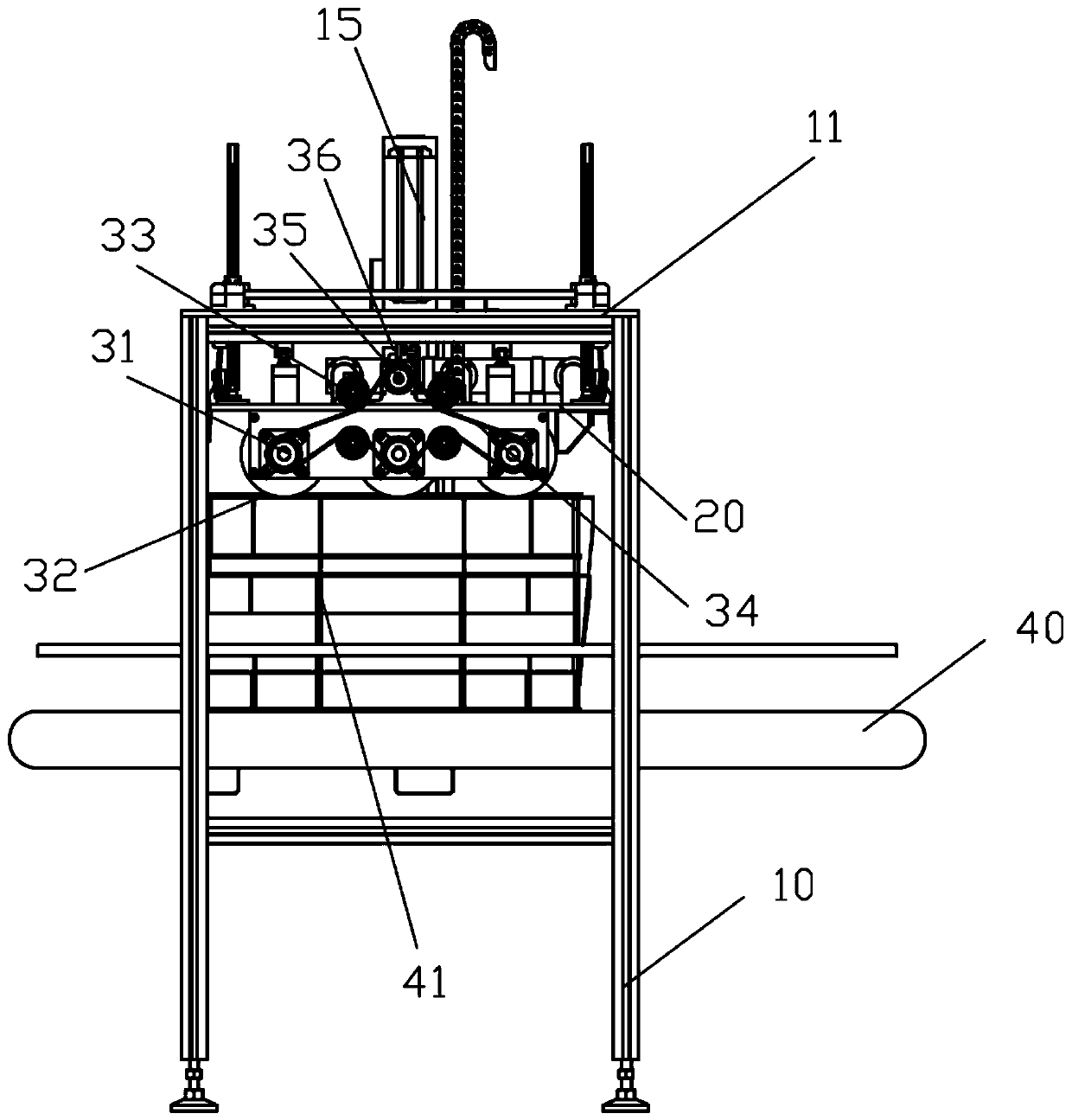 Automatic dust removal equipment for workbin