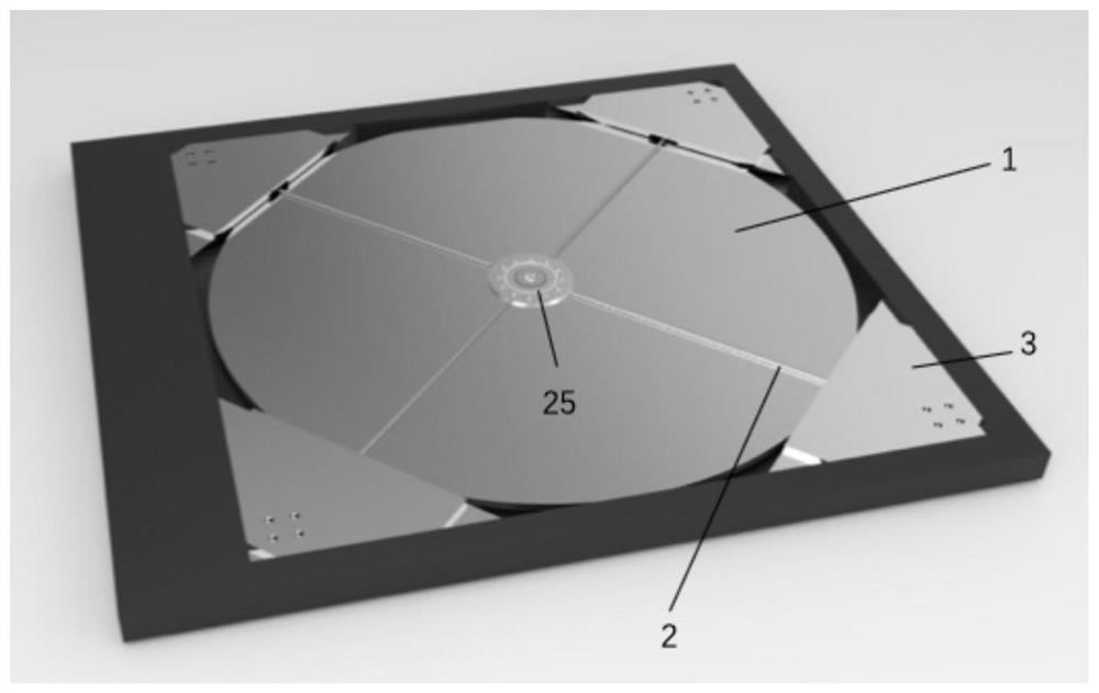 A multi-head parallel contact read-write hard disk