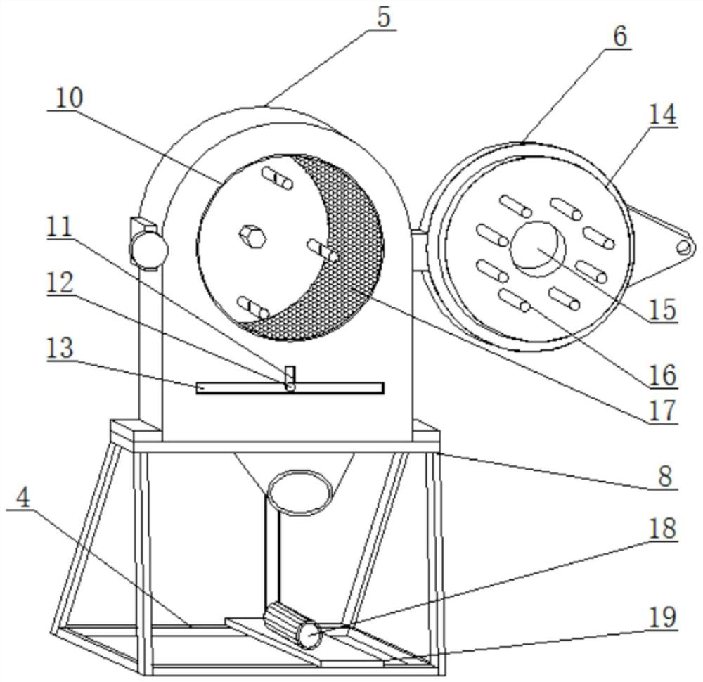 Crushing equipment for crop processing