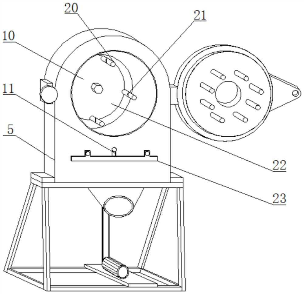 Crushing equipment for crop processing