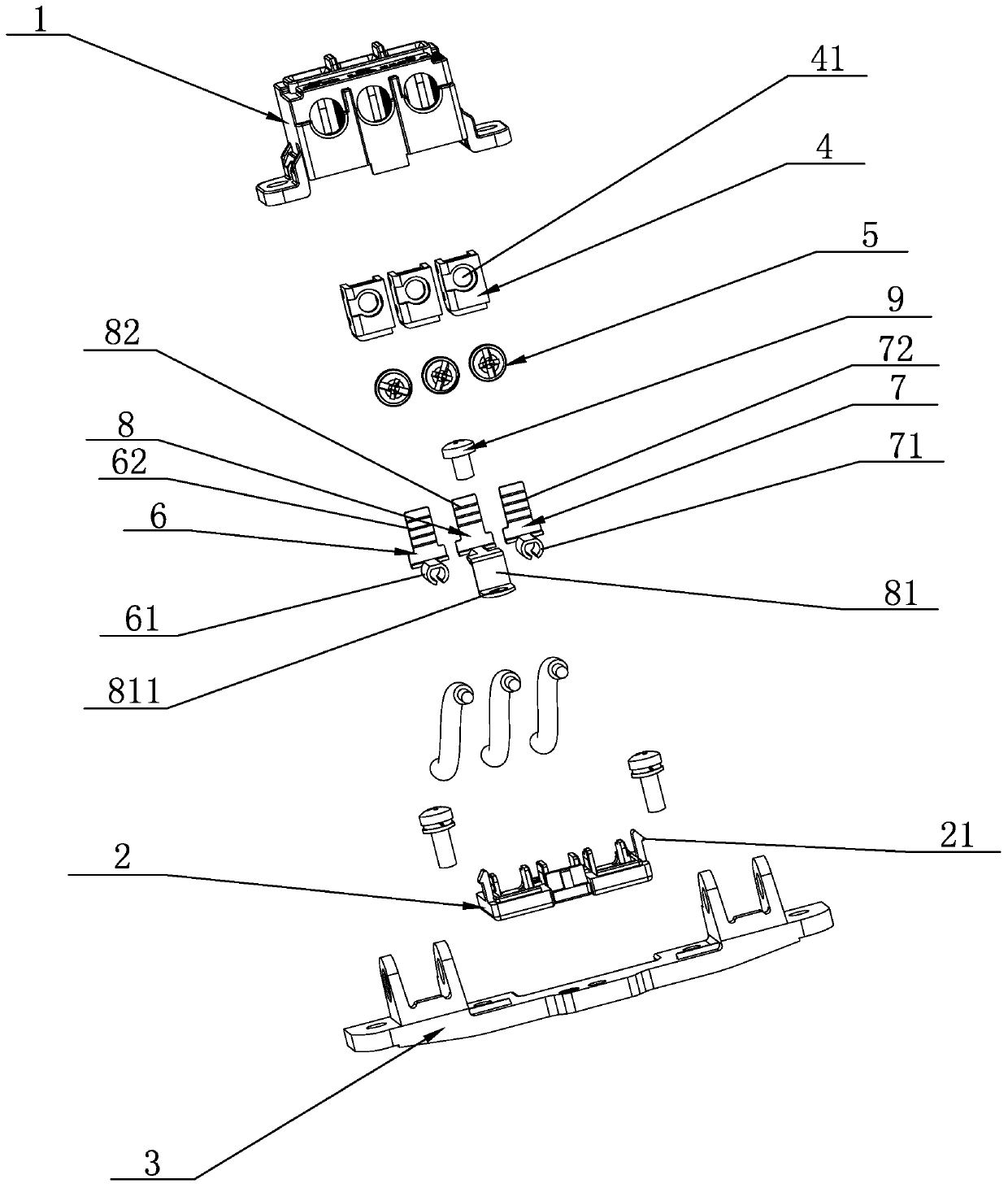 Ground insertion wiring terminal