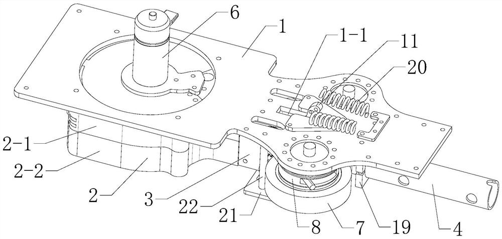 Launching mechanism based on elastic ejector pin