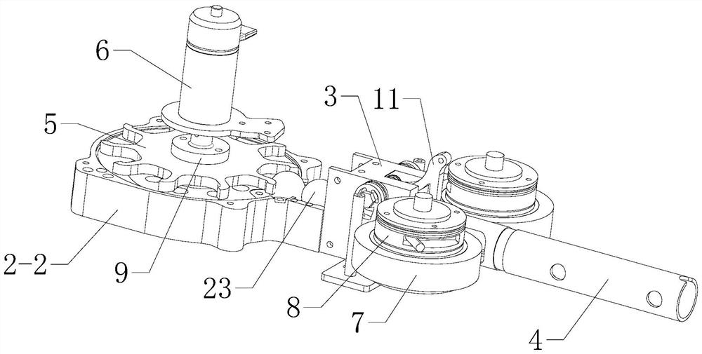 Launching mechanism based on elastic ejector pin