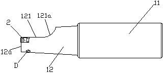 Taper thread milling cutter with internal cooling structure