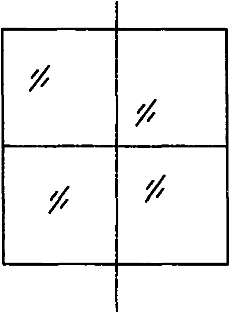 Optical imaging splicing device of double CCD image splicing detector