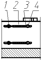 Rectangular section bamboo forming device and method