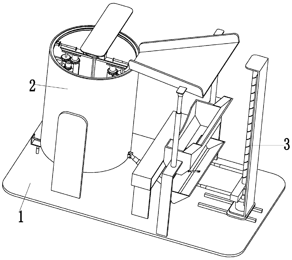 A tea processing machine