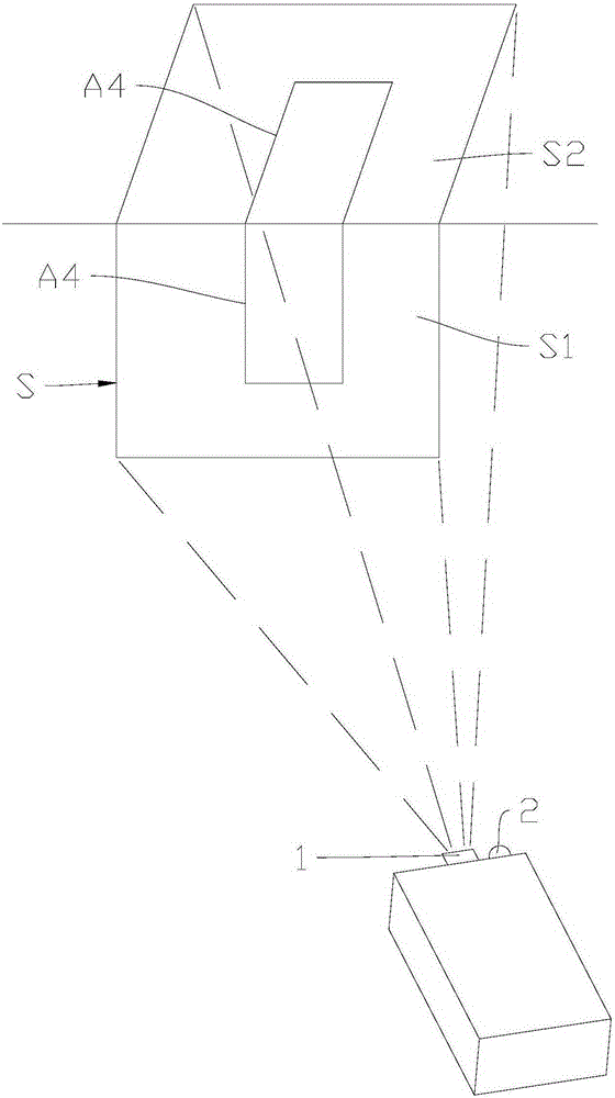 3D projection system and 3D projection method in 3D space environment