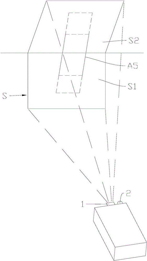 3D projection system and 3D projection method in 3D space environment