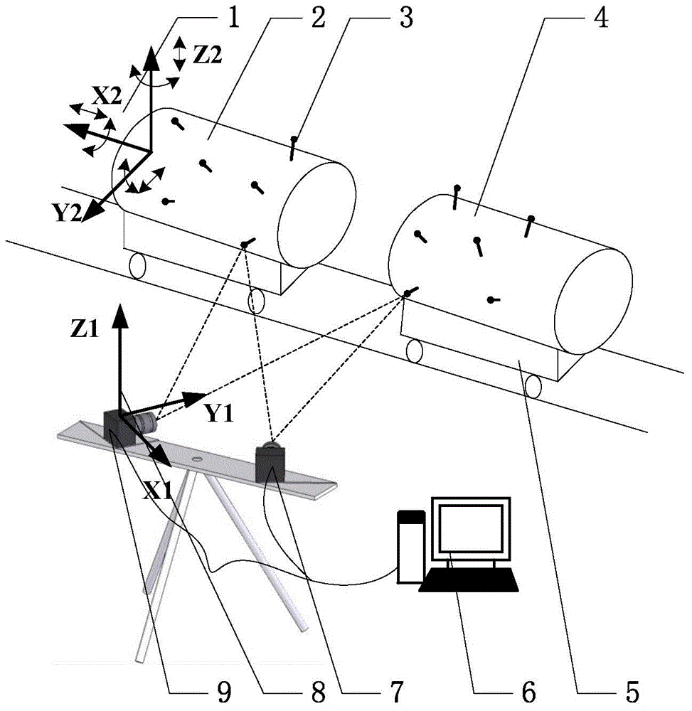 Large-scale structural component assembly joining measurement method based on visual principle