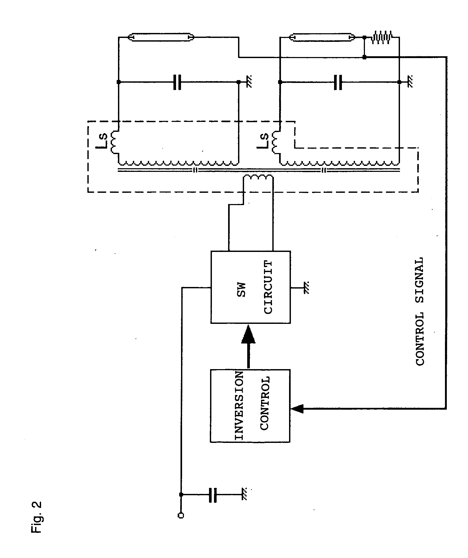 Inverter circuit for surface light source system