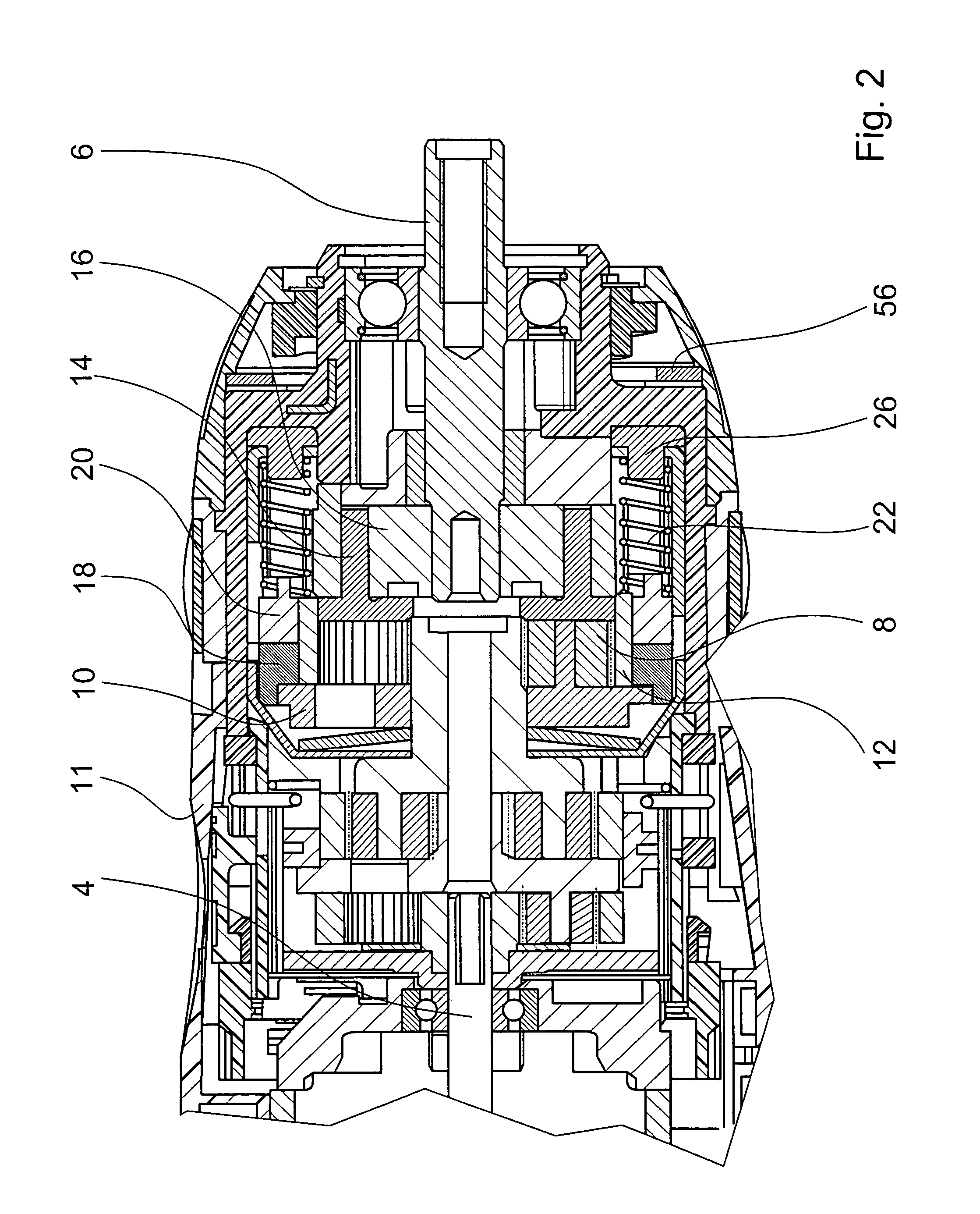 Hand-held power tool with a torque-limiting unit