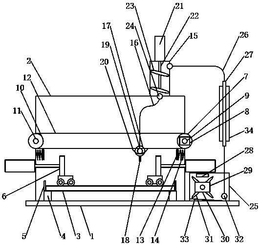 Computer PCB heat dissipation spraying device