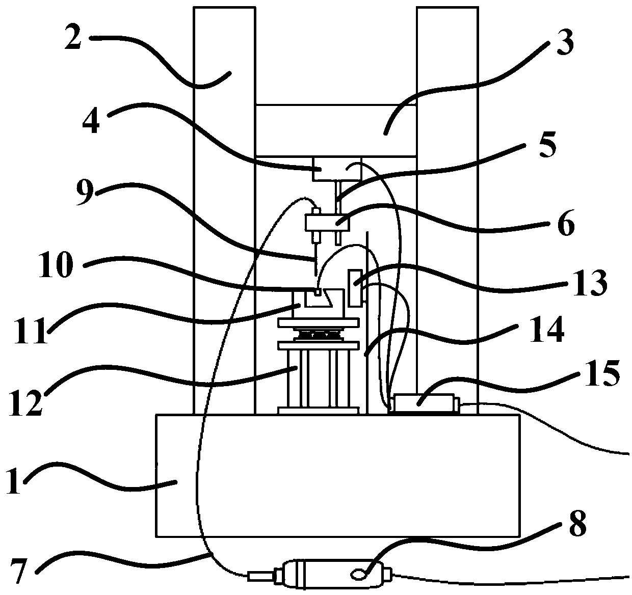 Bone vibration drilling platform with parameter measurement function