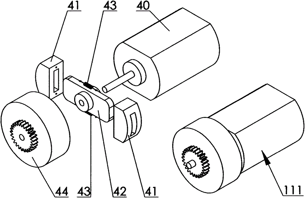 Minitype finger joint force feedback unit