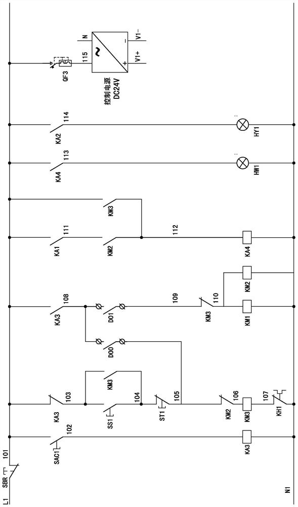 A central air-conditioning fresh air unit control system for monitoring real-time energy consumption