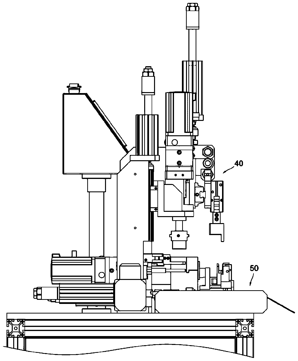 An automatic tightening device for stop valve nuts