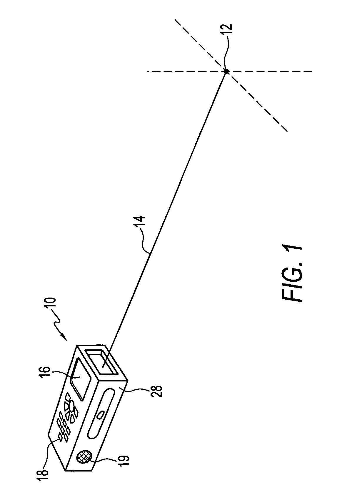 Handheld optical distance measurement device