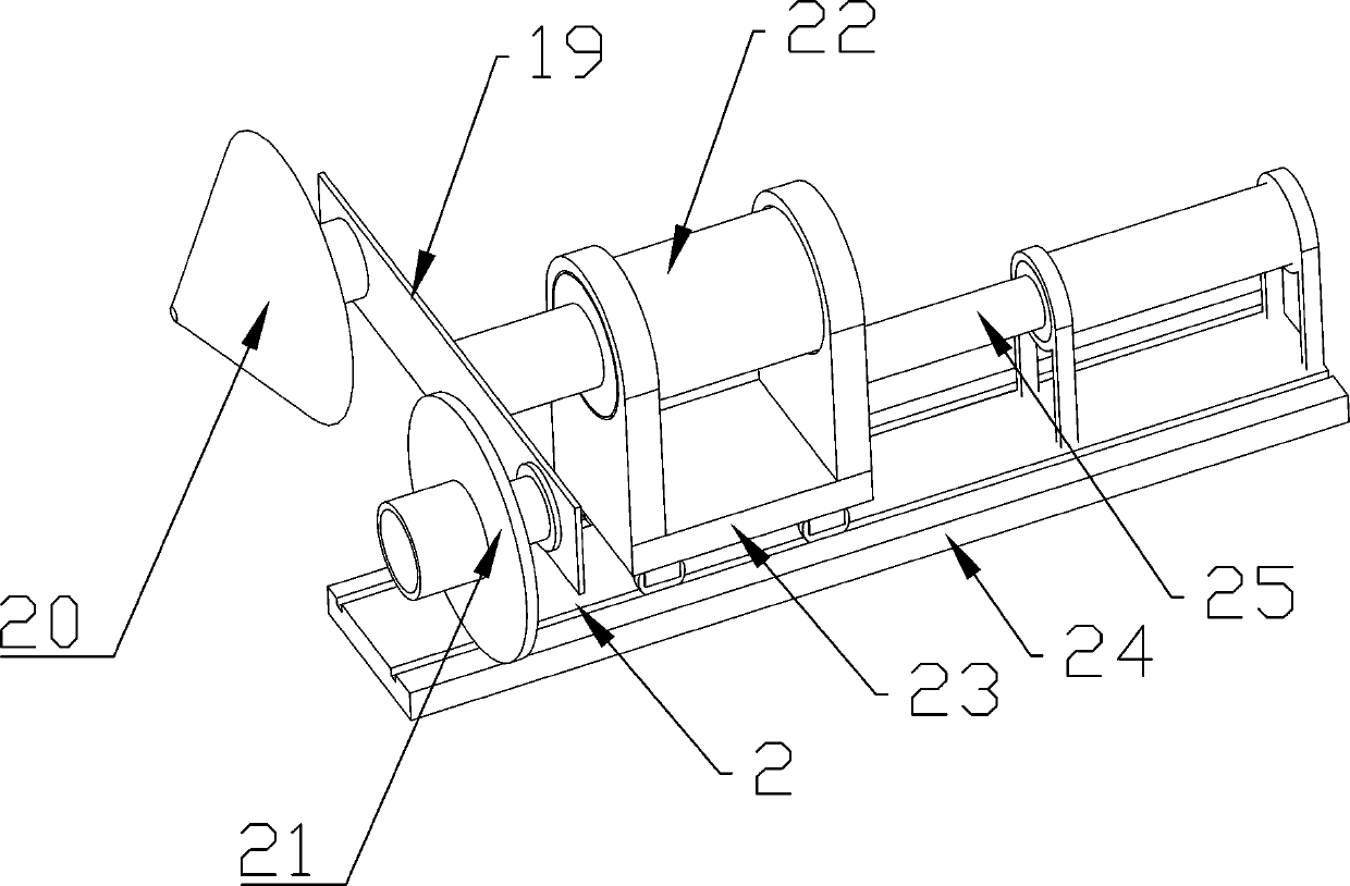 Flanging device for tetrafluorohydrazine pipe