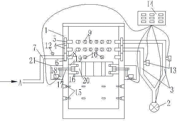 Titanium sponge, zirconium sponge energy-saving reaction furnace