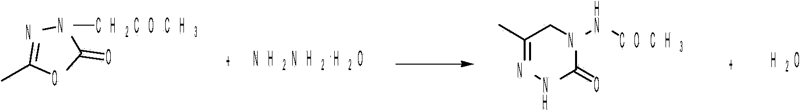 High-efficiency and green method for preparing pymetrozine