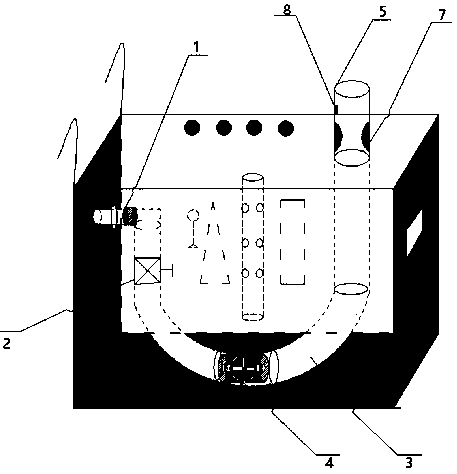 Sampling device and sampling method for water quality detection