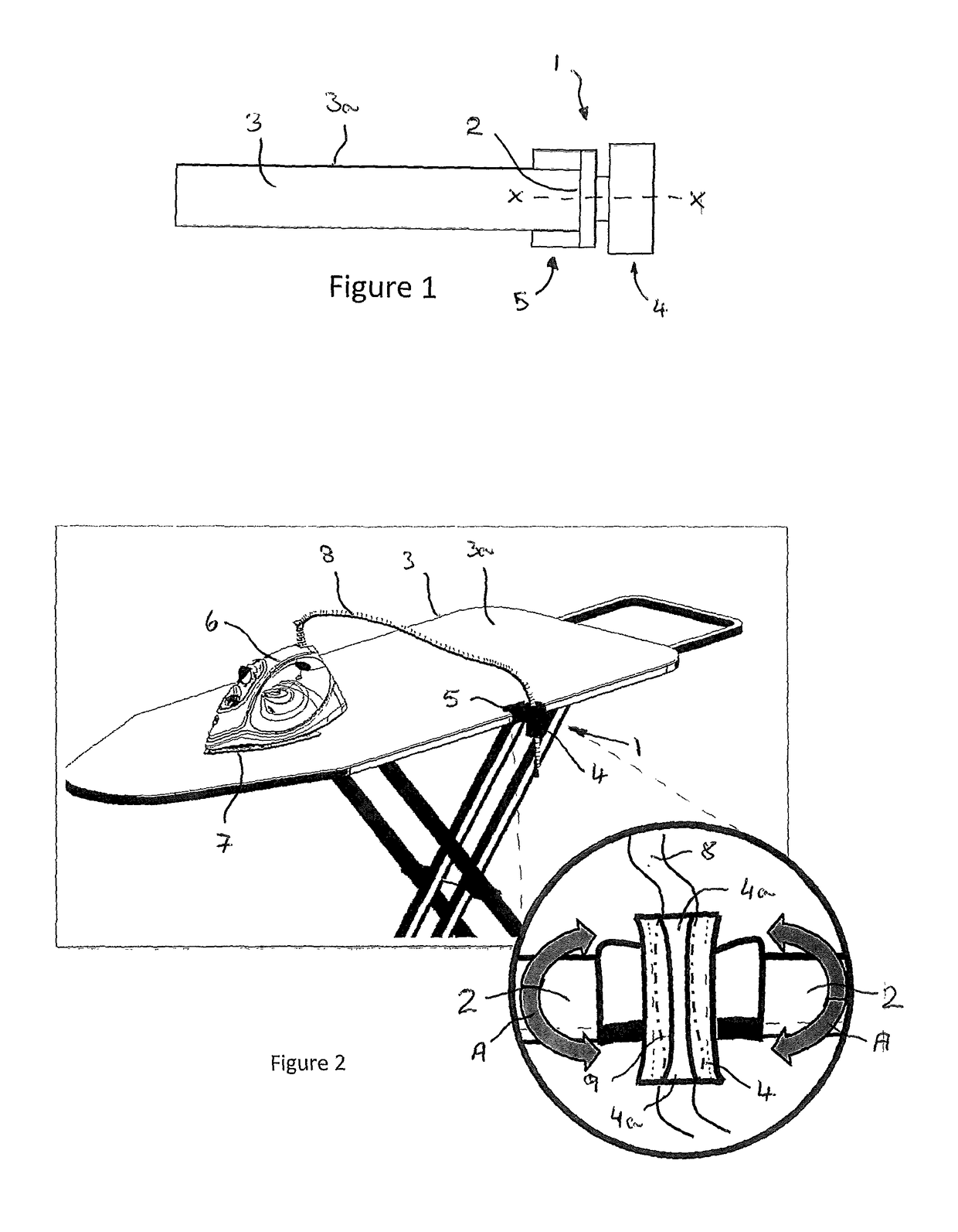 Device for guiding a flex extending from an appliance