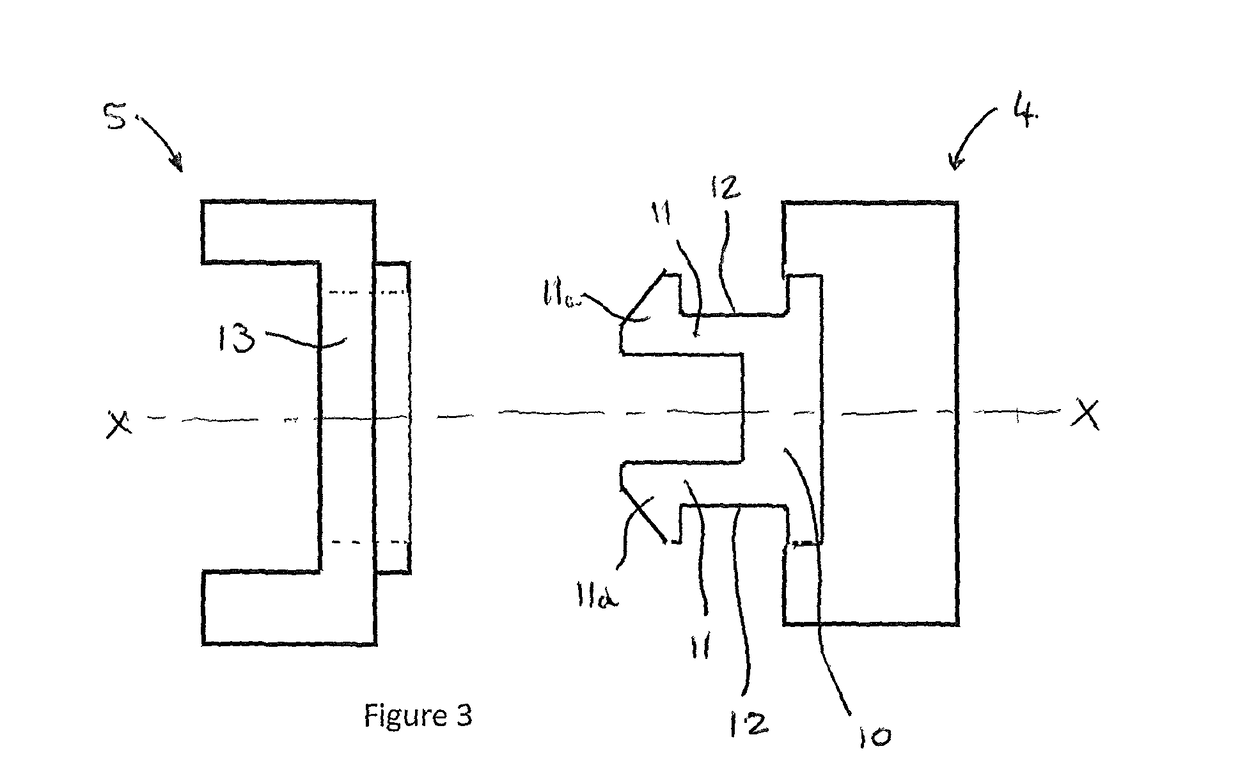 Device for guiding a flex extending from an appliance