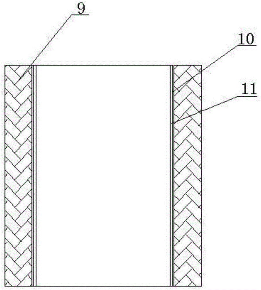 Pitch-based carbon fiber non-woven felt insulation cylinder and manufacturing method thereof