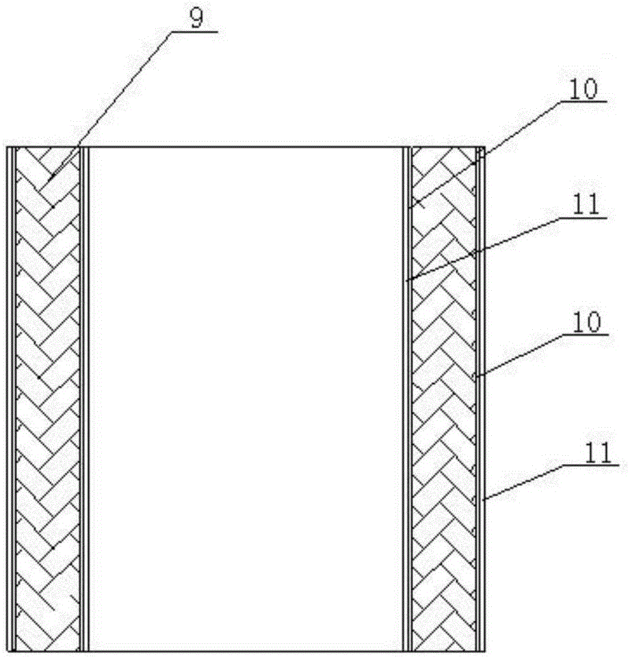 Pitch-based carbon fiber non-woven felt insulation cylinder and manufacturing method thereof