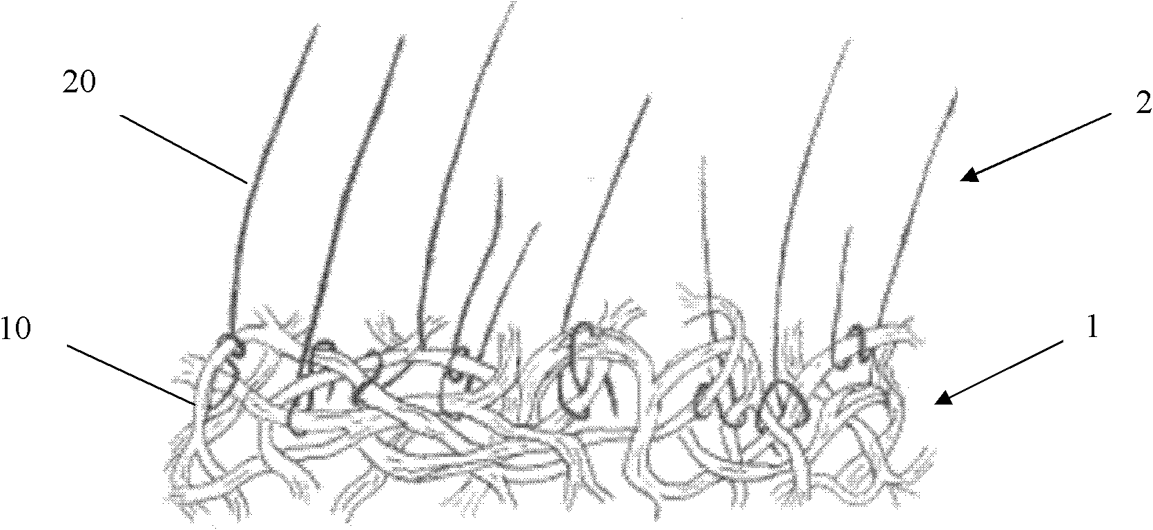 Artificial fur and preparation method thereof