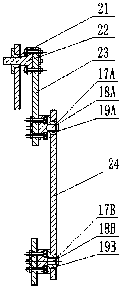 A closed-chain walking leg mechanism