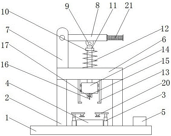 Hardware cutting machine convenient to use