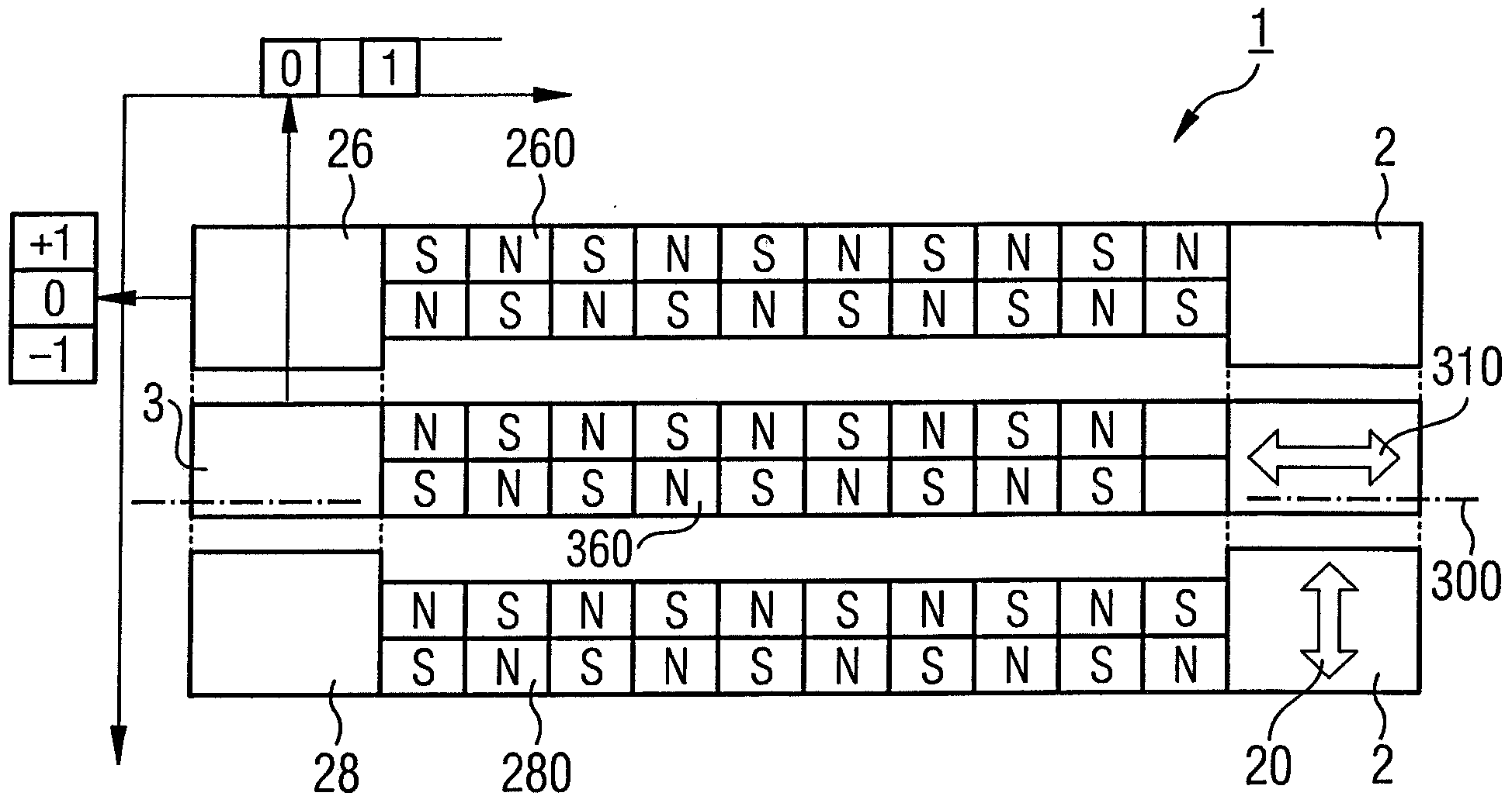 Drive device for a valve of a beverage filling system